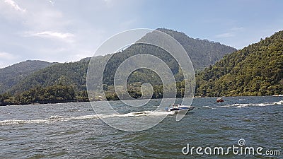 Sarangan lake, central java Editorial Stock Photo