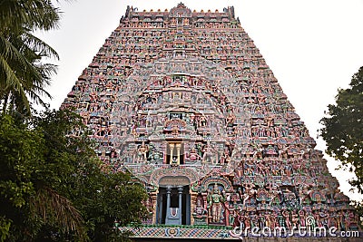 Sarangapani temple, Kumbakonam, Tamil Nadu Stock Photo