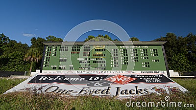 Sarasota Kennel Club Greyhound Track Editorial Stock Photo