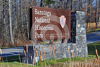 Saratoga National Historical Park, New York, USA Editorial Stock Photo