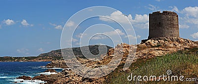 Sardinia coastline , Isola Rossa Stock Photo