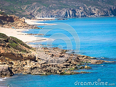 Sardinia wild sunset Stock Photo