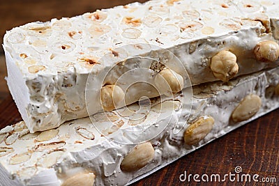 Sardinian nougat Stock Photo