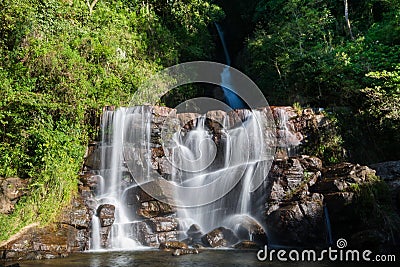 Saree Falls, kandy, in Sri Lanka. Stock Photo