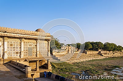 Sarkhej Roza mosque in Ahmedabad, India Stock Photo