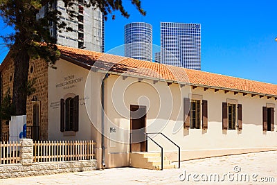 Sarona Compound, Tel-Aviv Editorial Stock Photo