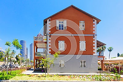 Sarona Compound, Tel-Aviv Editorial Stock Photo