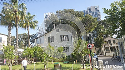 Sarona neibourhood in center urban tel-aviv israel Editorial Stock Photo