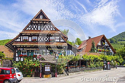 Sasbachwalden in Black Forest, Germany Editorial Stock Photo