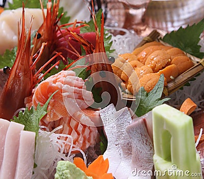 Sashimi Stock Photo