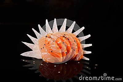 Sashimi Slices Stock Photo