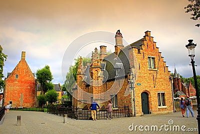 Sashius House Bruges Belgium Editorial Stock Photo