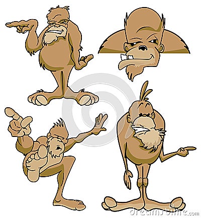 Sasquatch Vector Illustration