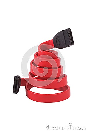 SATA Cable Stock Photo