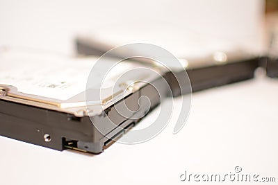 Sata computer harddrive Stock Photo