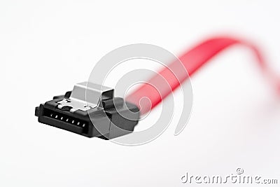 SATA Isolated Wire Stock Photo