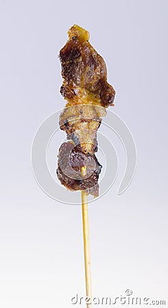 Satay. Asian cuisine - Satay on background Stock Photo