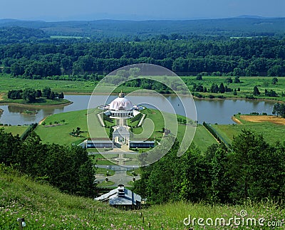 Satchidananda Ashram Stock Photo