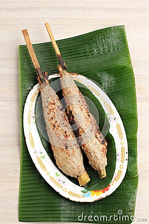 Sate Bandeng Serang Banten Stock Photo