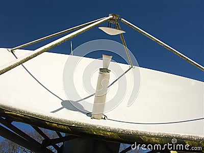 Satelite broadcast dish Stock Photo