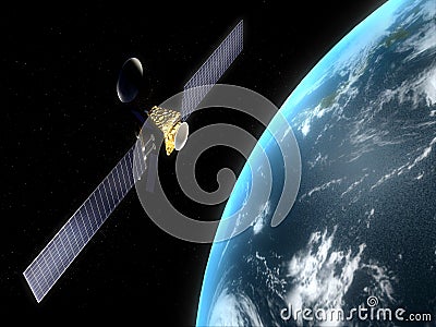 Satellite Stock Photo