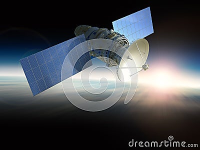 Satellite Stock Photo