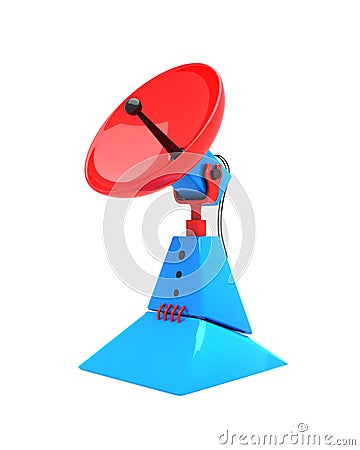 Satellite dish Stock Photo