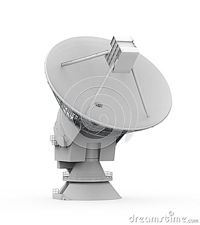 Satellite Dish Antenna Stock Photo