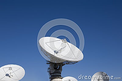 Satellite dishes Stock Photo