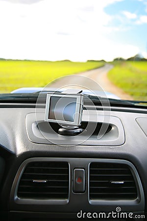 Satellite Navigation System Stock Photo