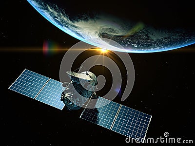 Satellite Stock Photo