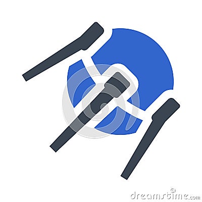 Satellite sputnik Icon Vector Illustration