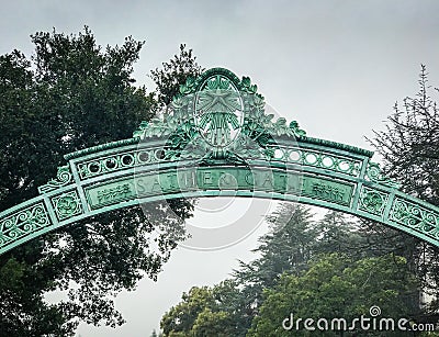 Sather Gate Editorial Stock Photo
