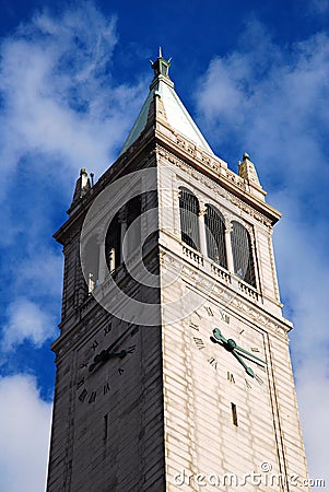 Sather Tower, University of California Berkeley Editorial Stock Photo