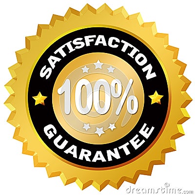 Satisfaction guarantee Stock Photo