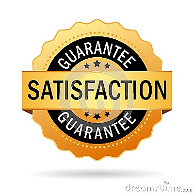 Satisfaction guarantee icon Vector Illustration