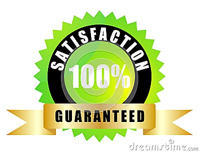 Satisfaction guaranteed Vector Illustration