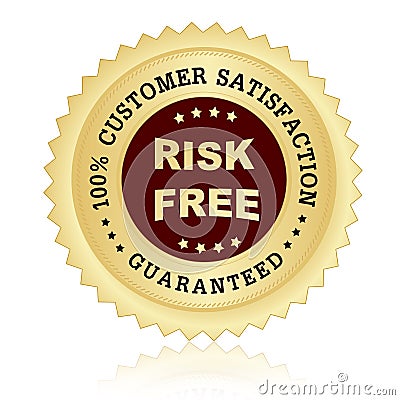 100% satisfaction guaranteed seal Vector Illustration