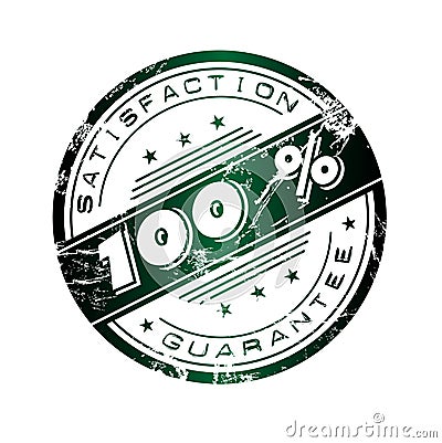 Satisfaction stamp Vector Illustration