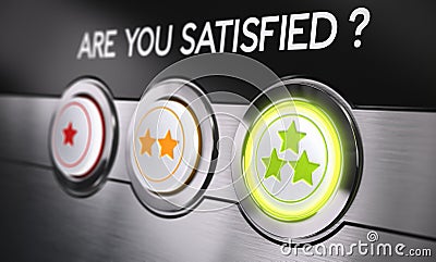 Satisfied Customer Concept Stock Photo