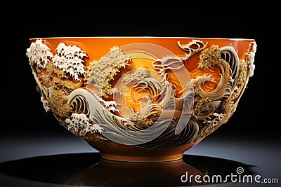 Satisfying Ramen bowl. Generate Ai Stock Photo