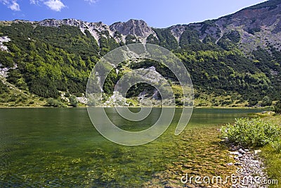 Satorsko lake - in the western regions of Bosnia Stock Photo