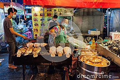 Saturday Night Market, Chiang Mai, Thailand Editorial Stock Photo