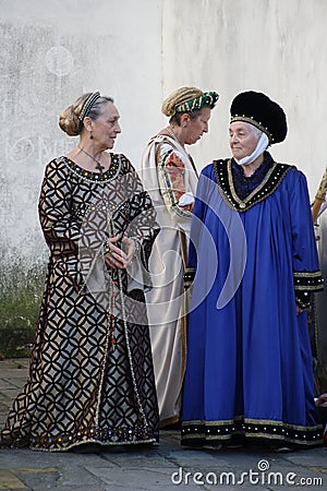 fair of san giuseppe 2024 middle ages in cernusco sul naviglio - MI - Italy Editorial Stock Photo