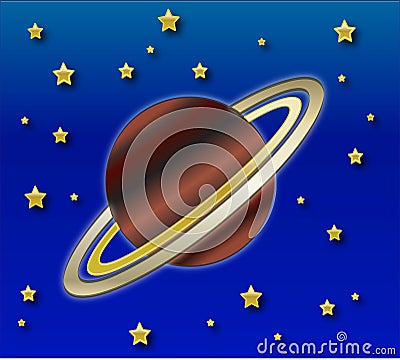 Saturn Stock Photo