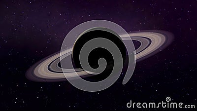 Saturn in space. Stock Photo