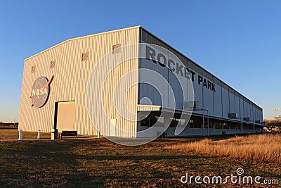 Saturn V at Rocket Park Editorial Stock Photo