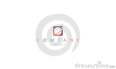 Saturn vector logo image Vector Illustration