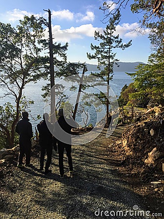 Saturna Island, British Columbia, Canada - January 1st, 2016: A Editorial Stock Photo