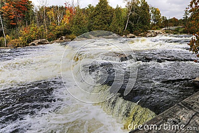 Sauble Falls in Ontario, Canada Stock Photo